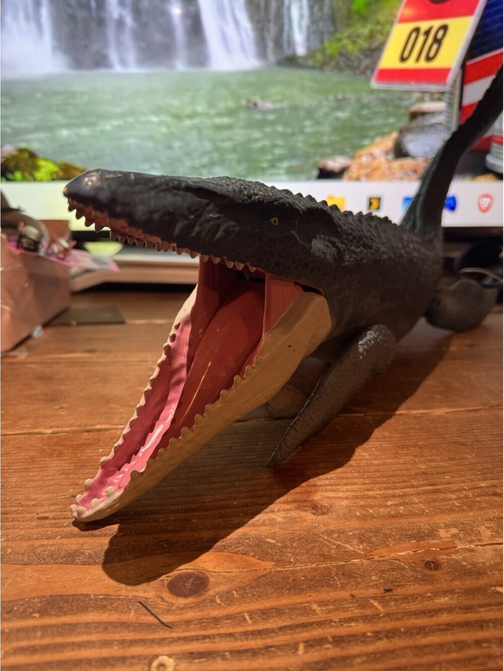 Jurassic World Park Real Feel Mattel Mosasaurus 28” Sea Dinosaur Toy Large 2017